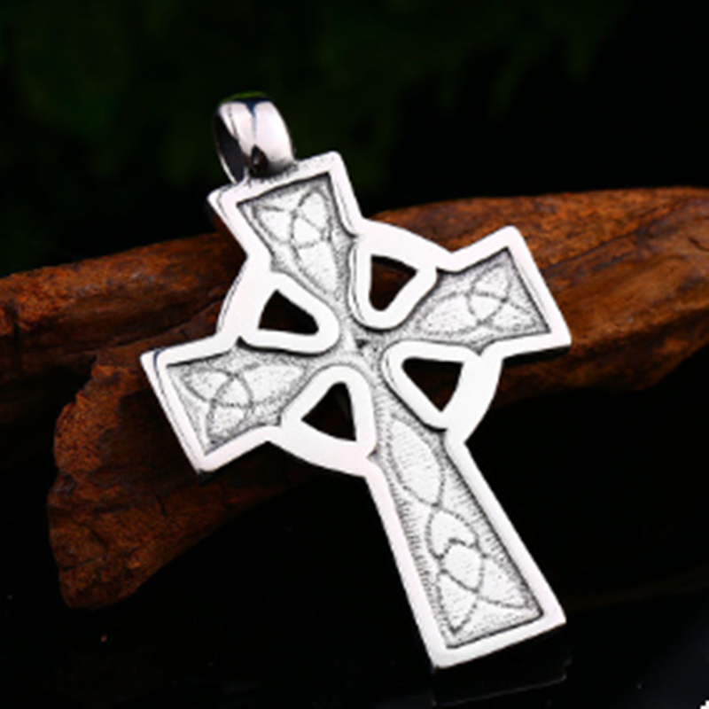Celtic Cross Pendant Titanium Steel Europe and America
