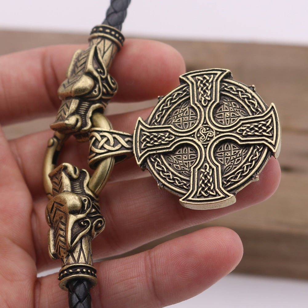 Sun Cross Celtic Necklace Ireland