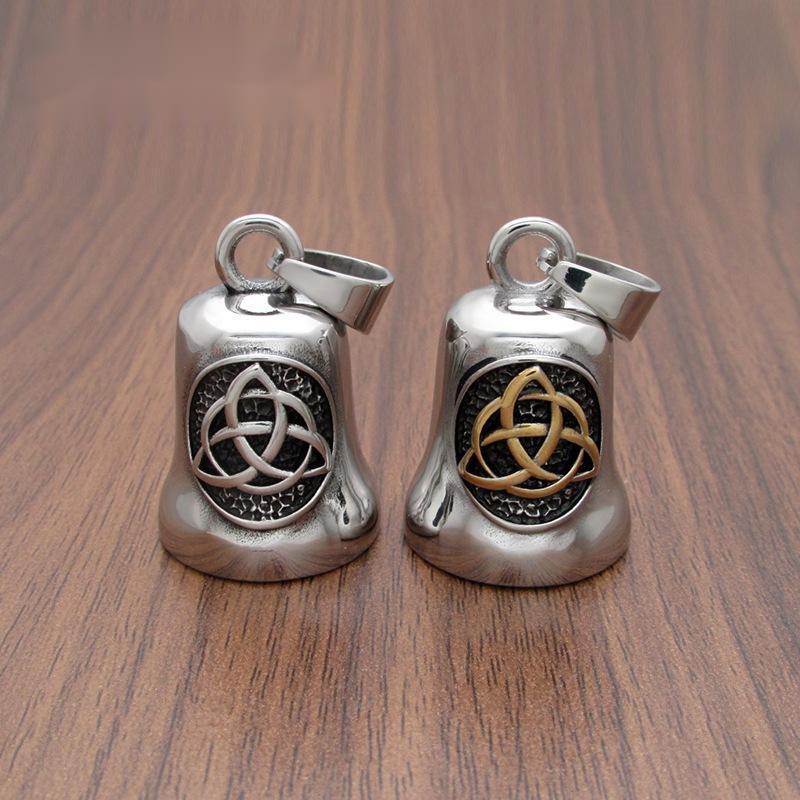 Stainless Steel Accessories Celtic Knot Bell Pendant Pendant