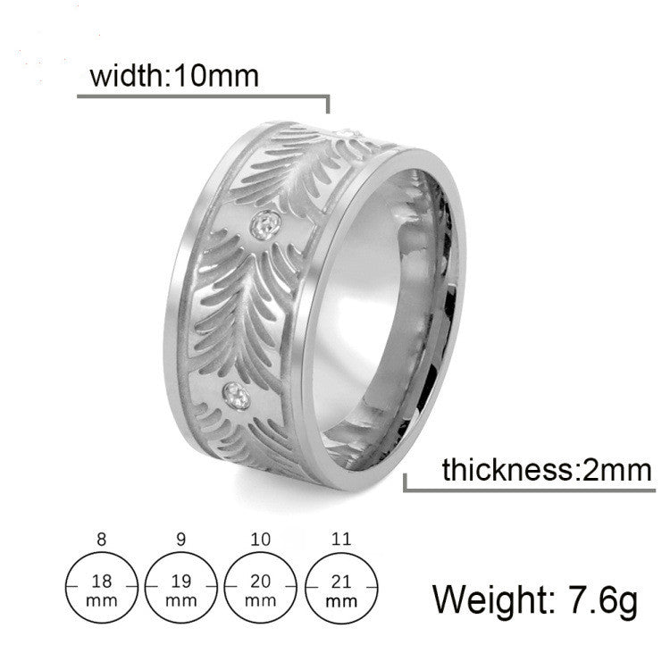 Spacer Square Celtic Knot Ring Personality Fashion