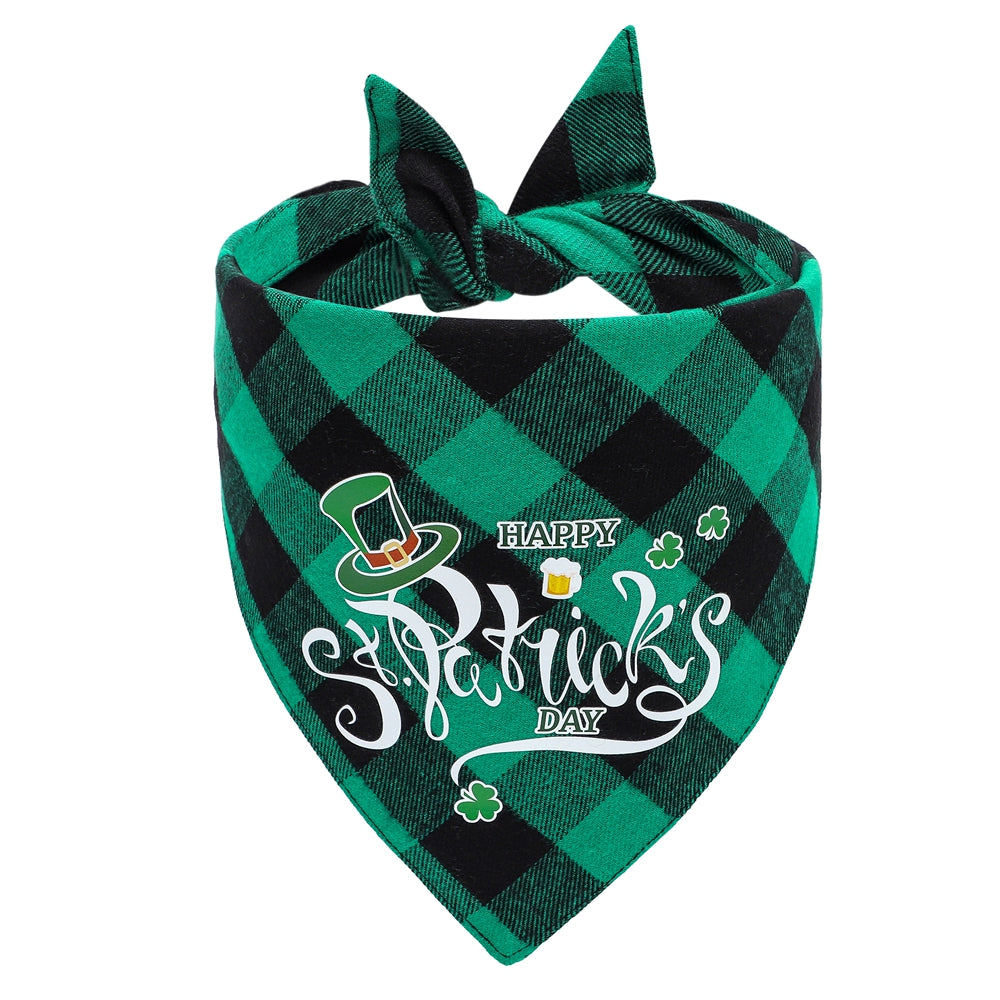 Triangle Scarf Dog Scarf Irish Festival Pet Slobber Towel