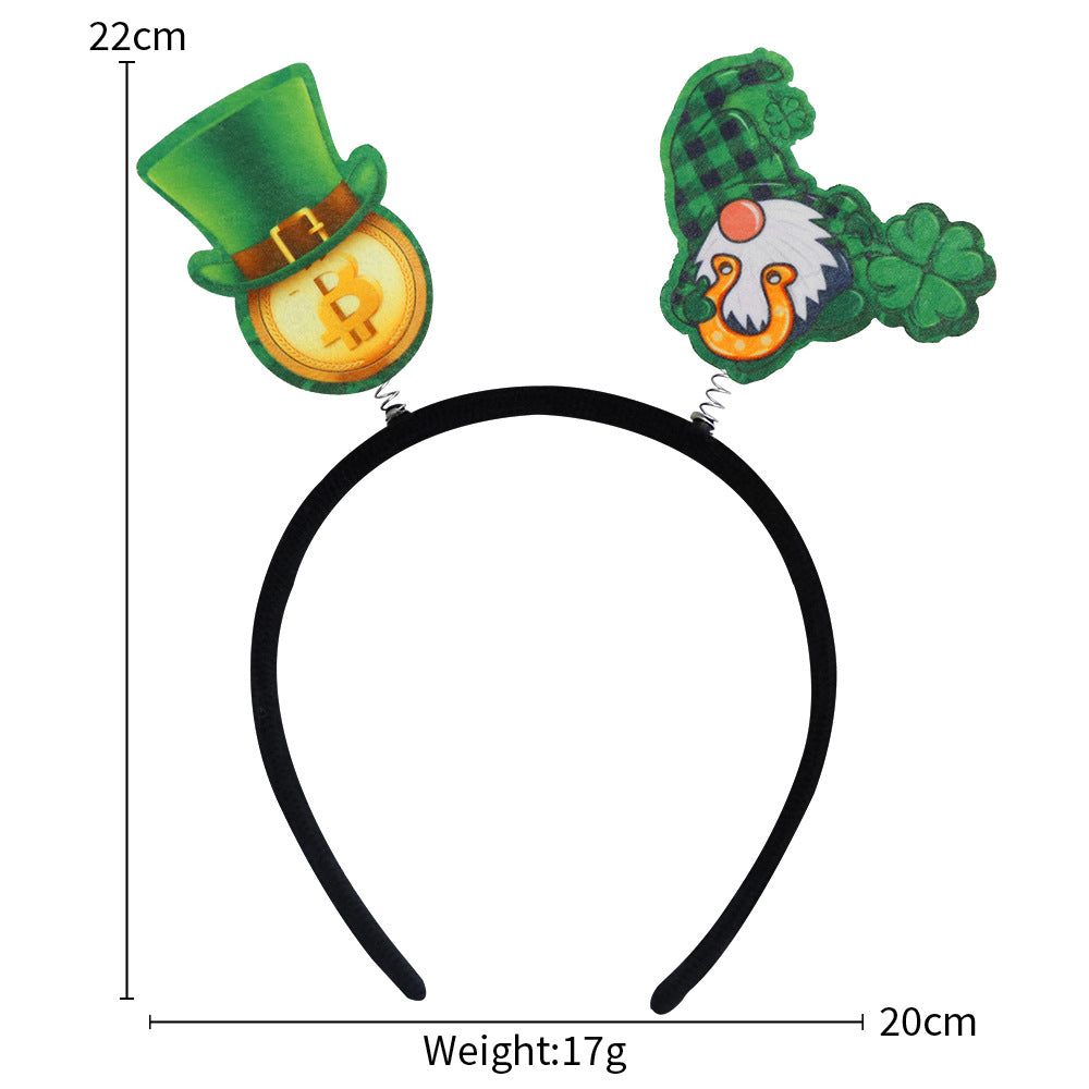 St. Patrick's Day Decorative Hairband For Home Use