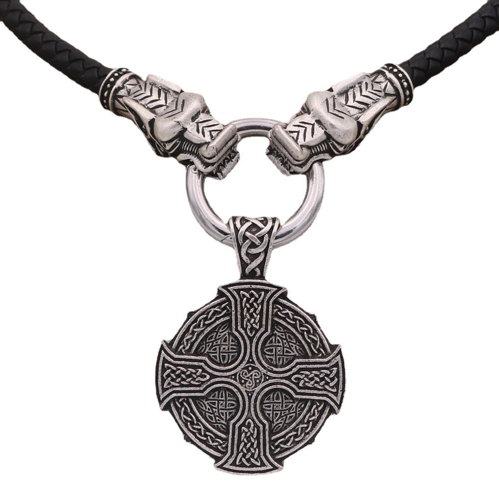Sun Cross Celtic Necklace Ireland