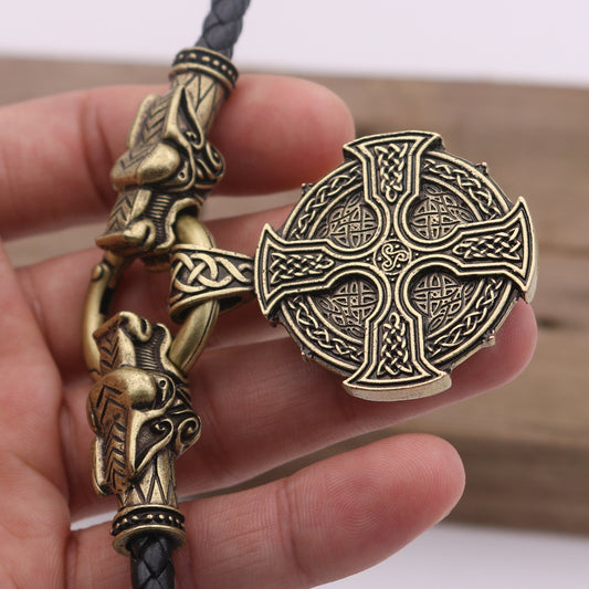 Sun Cross Celtic Necklace Ireland