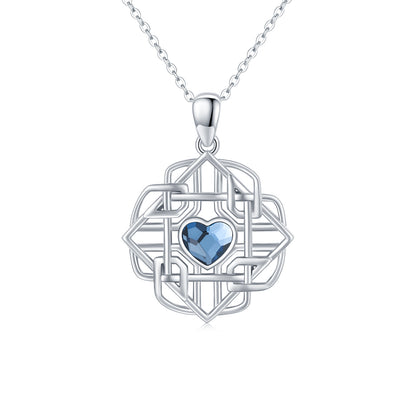 Celtic Pendant Necklace in 925 Sterling Silver
